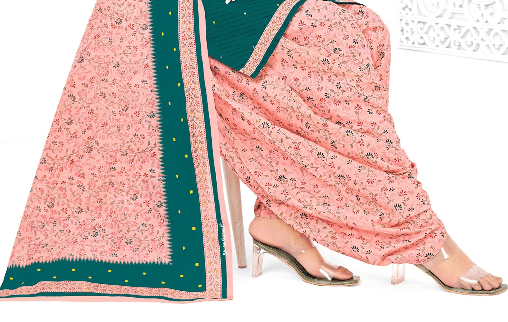 Printed Kurta, Patiala & Dupatta Set