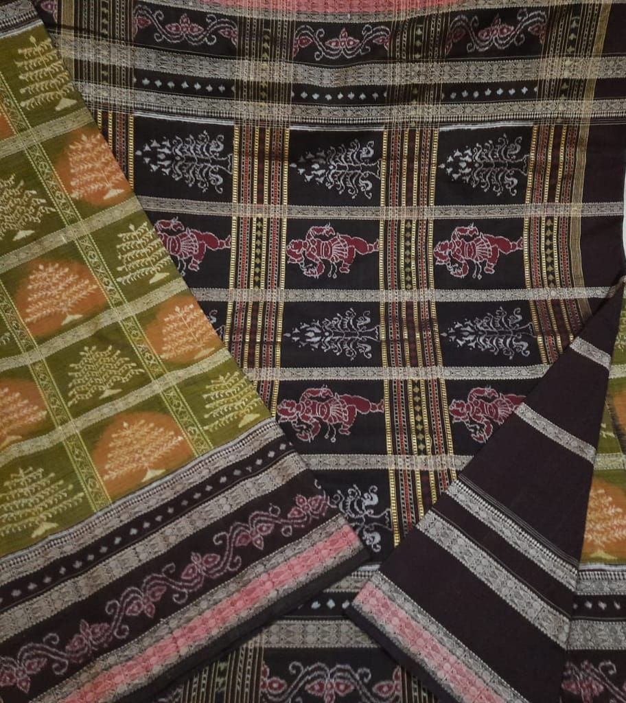 Sambalpuri Gachha Bandha Saree - Sarees | Buy online on ZillyBuy