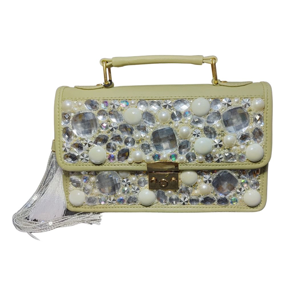 Pearl Crystal crossbody bag