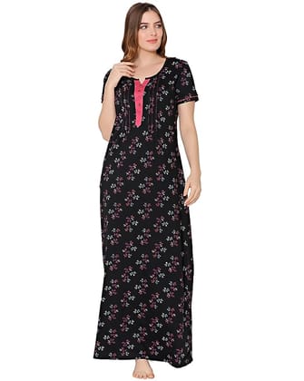 Women's Cotton Ankle Length Nightdress