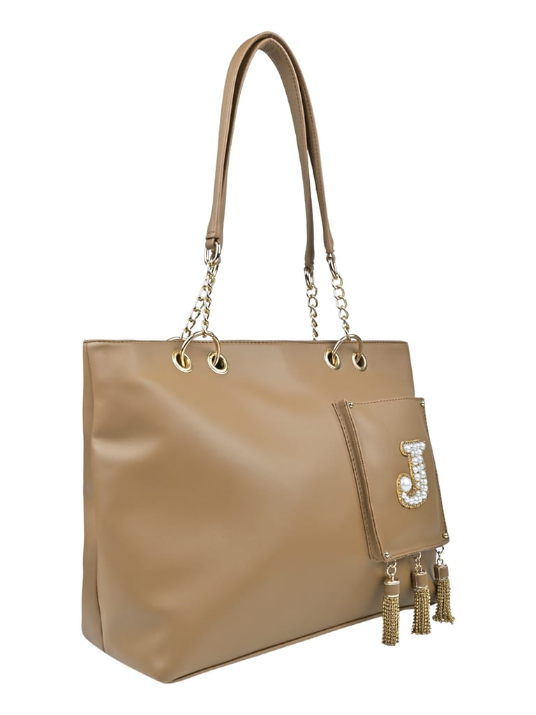 Vdesi Initial Pocket Tote