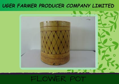 Bamboo flower pot