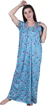 Womens Cotton Paisely Nighty