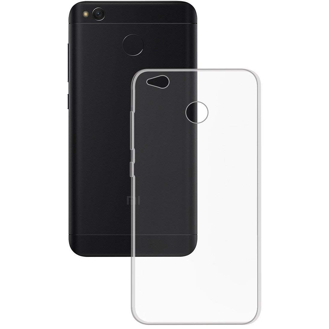Thermoplastic Polyurethane Soft & Flexible Back Cover for Redmi 4 (Transparent)