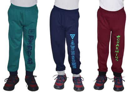 JILZ  Track Pant For Boys (Multicolor, Pack of 3)