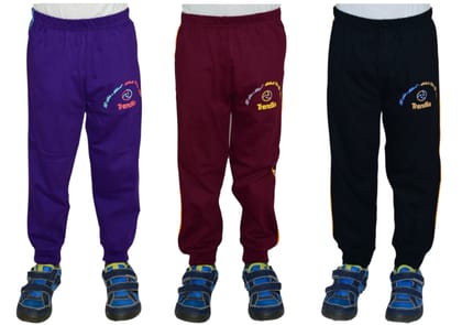 JILZ  Track Pant For Boys (Multicolor, Pack of 3)