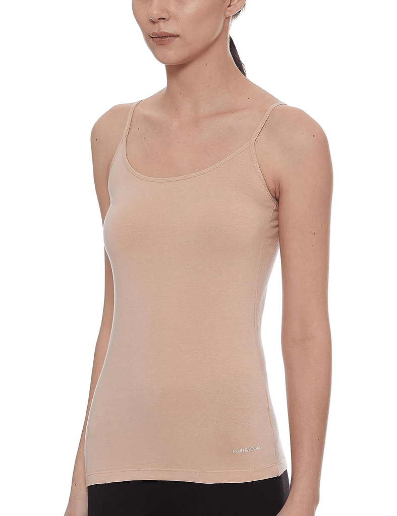 Women's Teena Cotton Hosiery Half Slip CamisoleCREAM