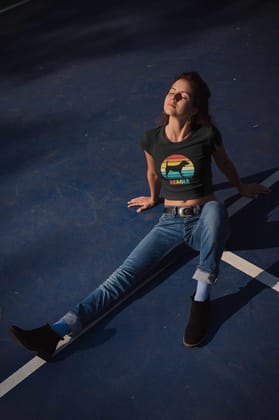 Crop Top (Women) - Beagle Sunset (9 Colours)