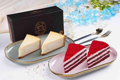 Make Your Own Dessert Platter (Box Of 4) __ Mango Cheesecake,Mango Cheesecake,Mango Cheesecake,Mango Cheesecake