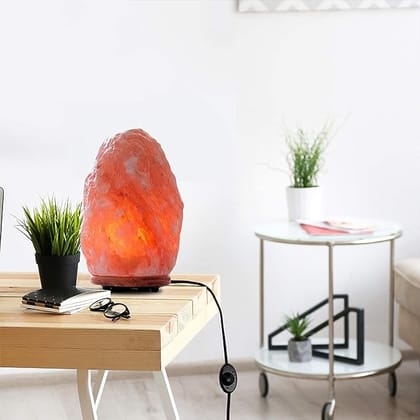 Natural Rock Shape Himalayan Salt Lamp - Medium