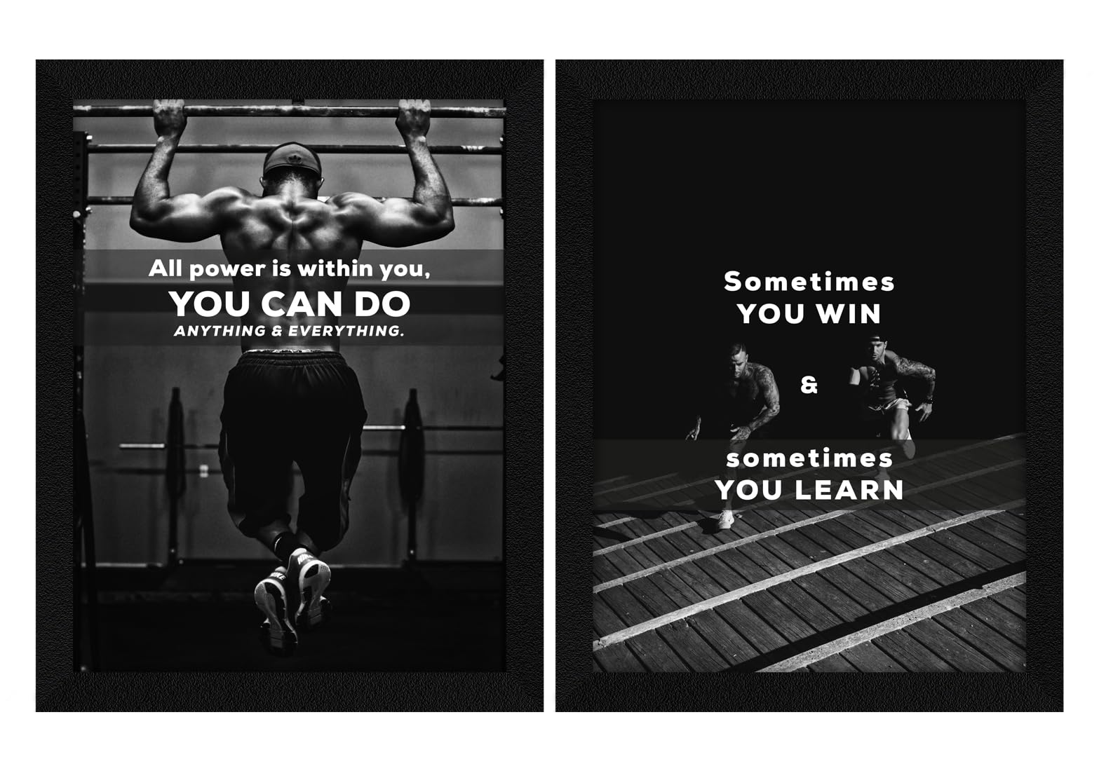 ArtX Paper Motivational Quotes Frames For Study Room, Ofiice, Classroom, Study Room, Multicolor, Inspirational, A4, 10x13 In, Set of 2