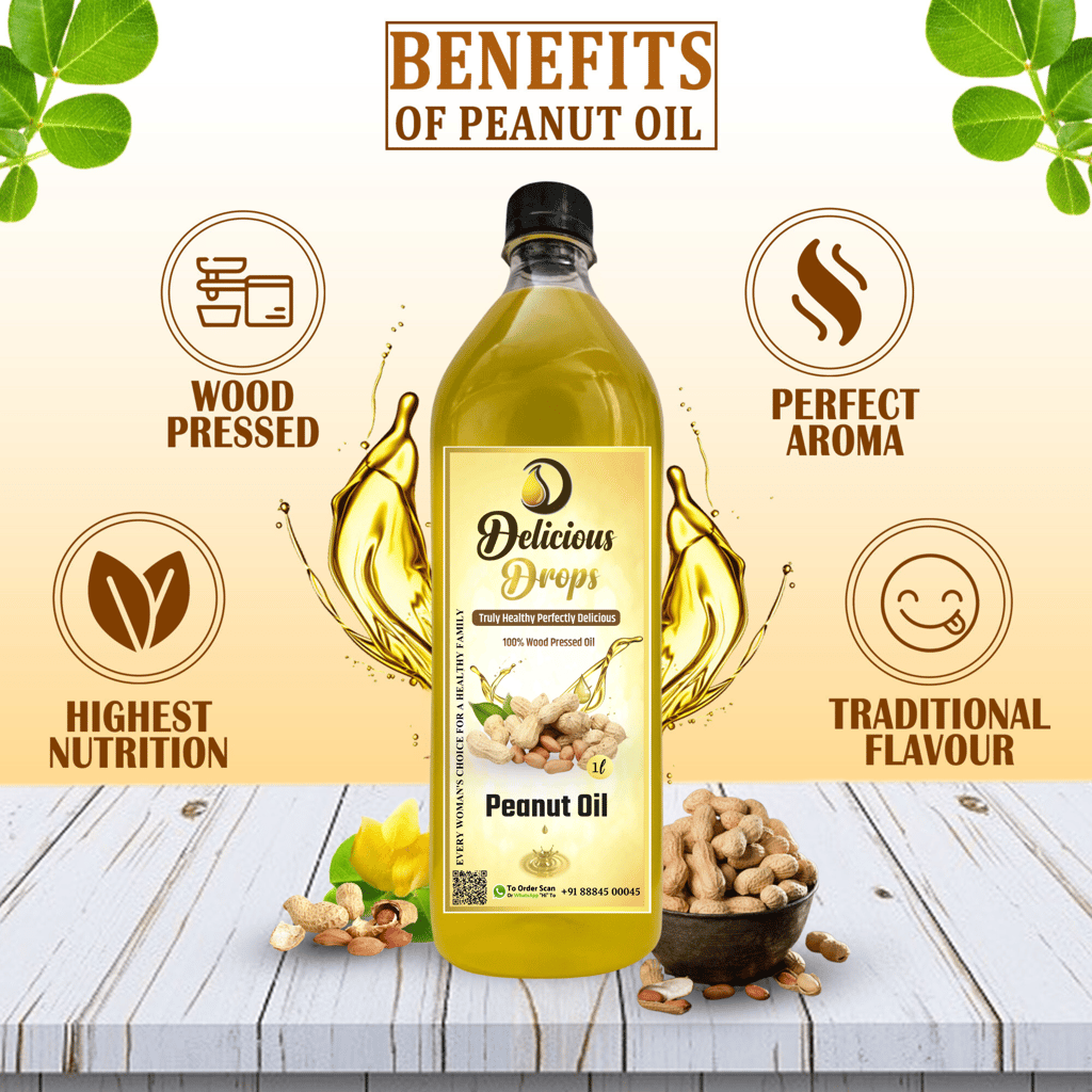 Wood Pressed Peanut Oil 500 ML