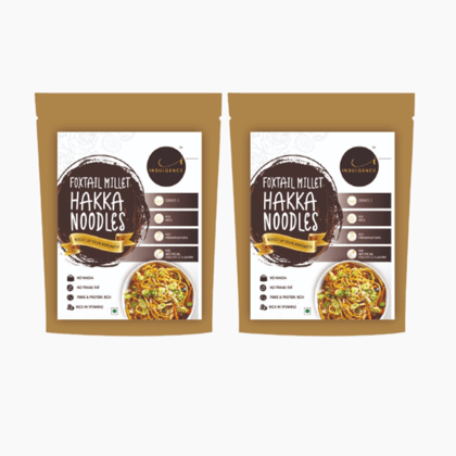 INDULGENCE No Maida Foxtail Millet Hakka Noodles Pack of 2-400 Gms