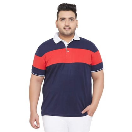 Bigbanana Men's Regular Fit Polo (Gape,Navy Blue,3XL)