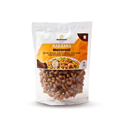 Madhubani Makhana | Macaroni Makhana Pasta | Vegan, No Maida, Plant Based, High in Calcium, Protein & Fiber|Cholesterol Free | Good for Kids