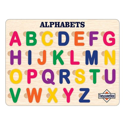 Wooden Educational Creative learning A To Z English Alphabets Board Puzzle