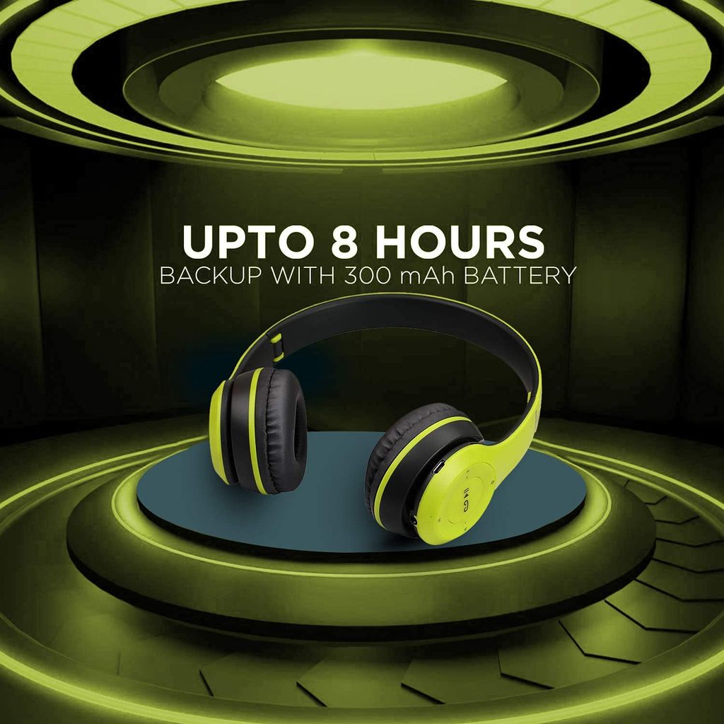 G2L P47 Gaming Bluetooth Headphone with AUX Supported with MP3 & TF Card Support with BASS Sound for Gaming.