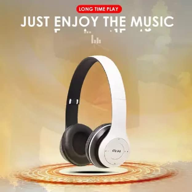G2L P47 Wireless Adjustable Headphone with MP3&SD Card Slot Bluetooth Headset Bluetooth & Wired Headset.