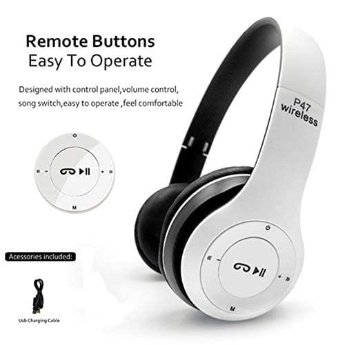 G2L P47 Wireless Adjustable Headphone with MP3&SD Card Slot Bluetooth Headset Bluetooth & Wired Headset.