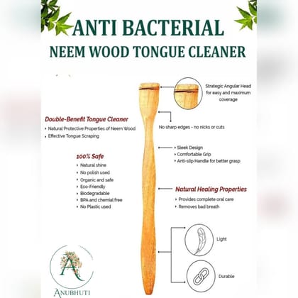 Neem Wood Tongue Cleaner
