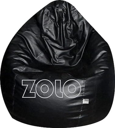 ZOLO XXXL - Black - Bean Bag - Without Beans - Cover Only