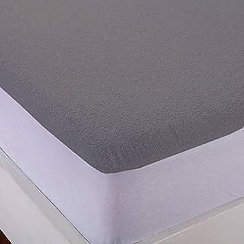 Zolo ST 60 X 78 G Soft Terry Water Proof Mattress Protector Grey Elastic Fitted Queen Size