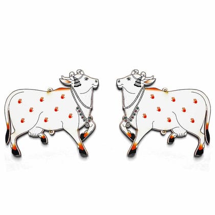 Adikala Pichwai Cow MDF Cutout Design for Diwali | Dussehra | Rangoli | Pooja | Festival Gift | Wedding Decorations (4INCHES)