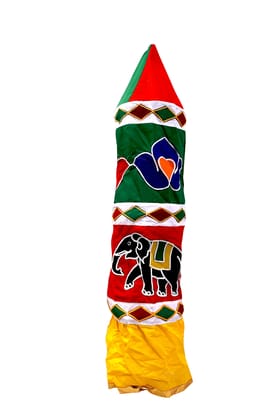 POOMPUHAR Handmade Cotton Applique Thombai (12 cm x 12 cm x 45 cm) POOMPUHAR Handmade Cotton Applique Thombai (12 cm x 12 cm x 45 cm)