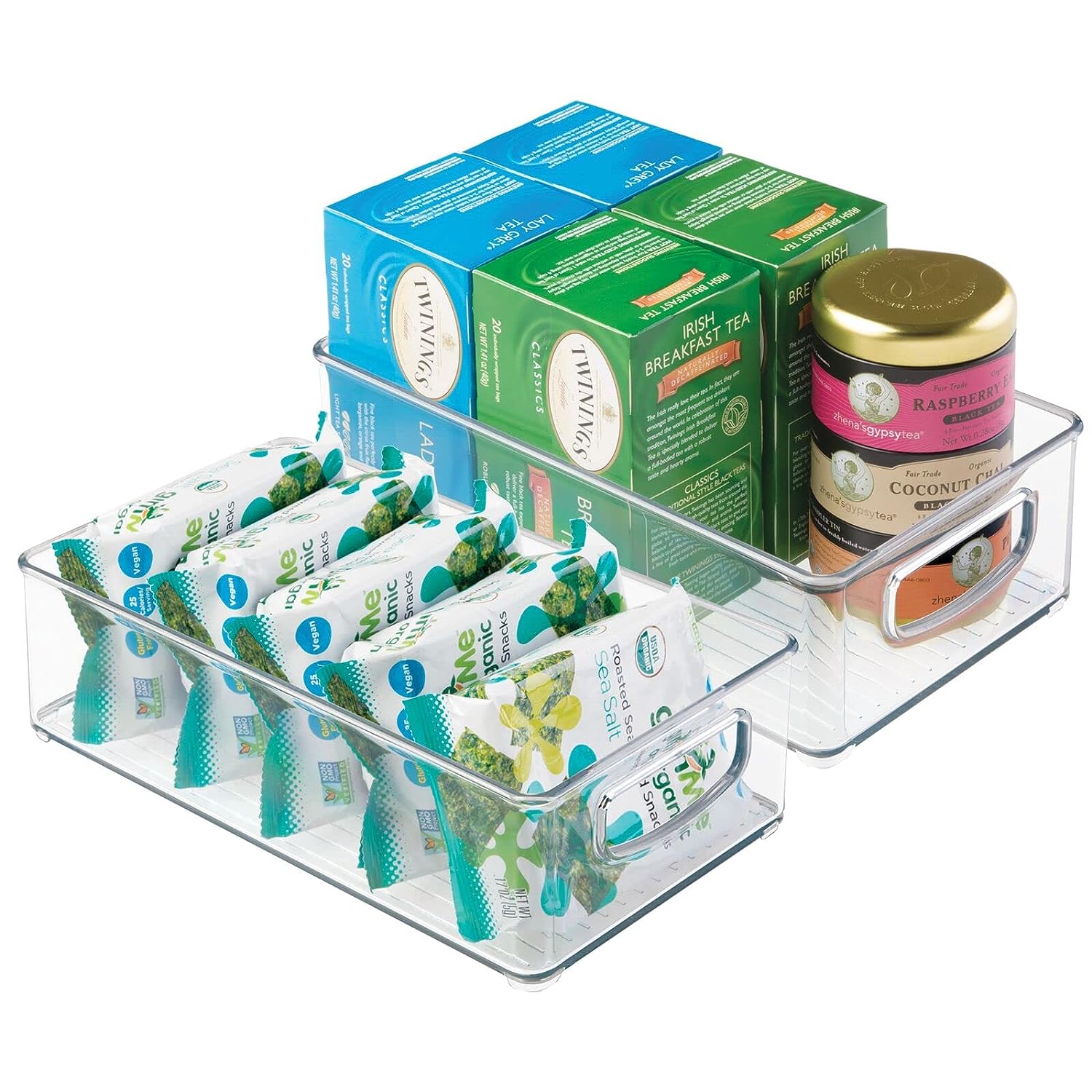 Pack of 2 Bins : mDesign Refrigerator