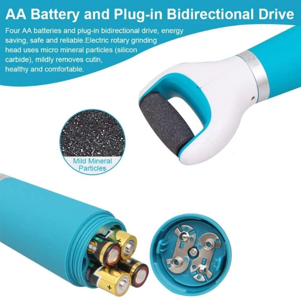 Trendzie Care Painless Electric Foot Filer I Dead Skin I Peeling Heel Callus Removal I Pedicure Tools for Men & Women (Multicolors)