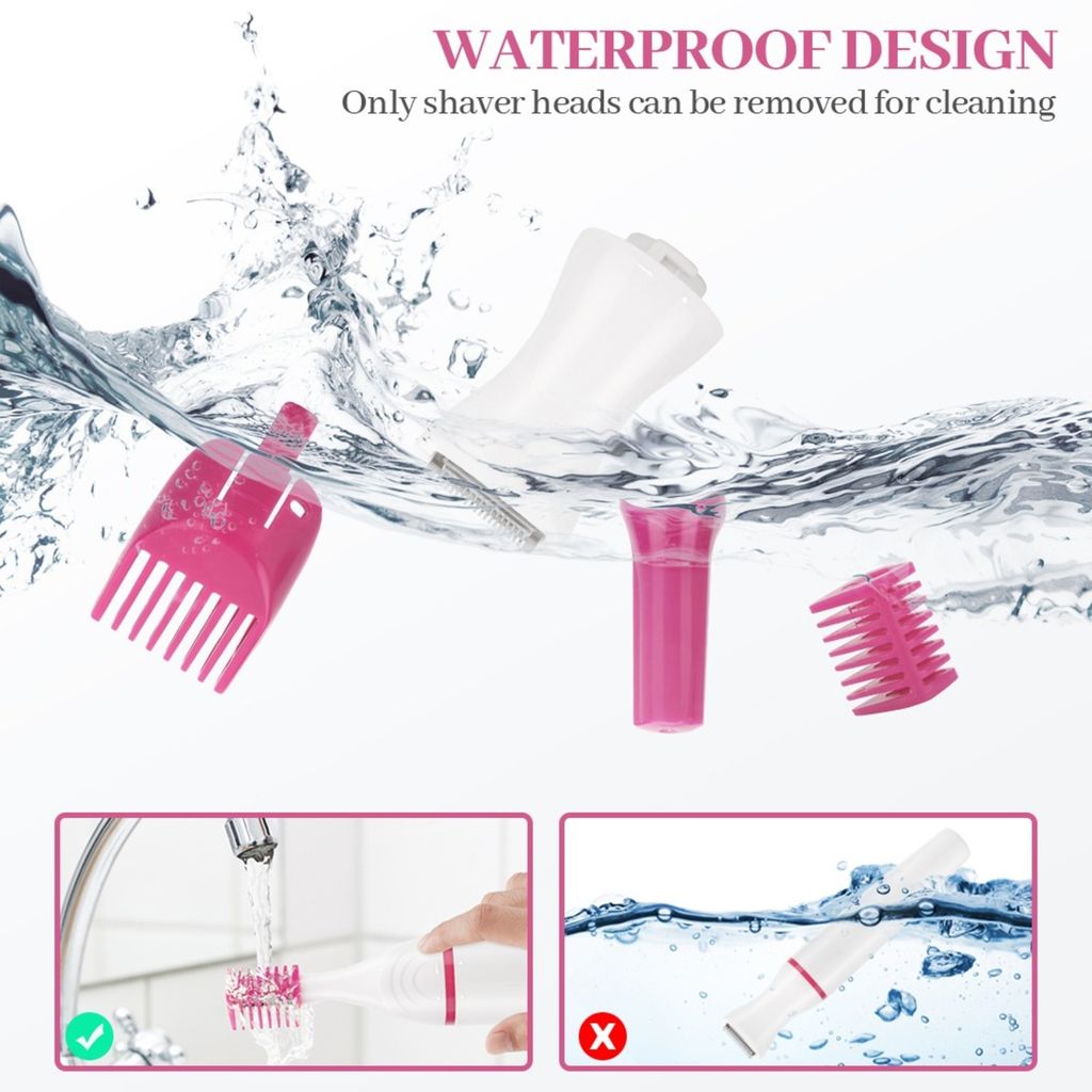 Trendzie Skin Care Multifunction 5 in 1 Women Hair Removal Electric Shaving Machine I Mini Shaver/Trimmer/Razor