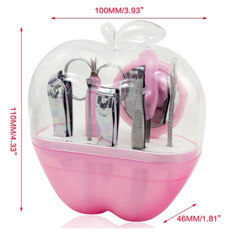 Trendzie Skin Care Professional Nail Clipper Tool Kit 9-Pieces With Travel Box (Multicolors)