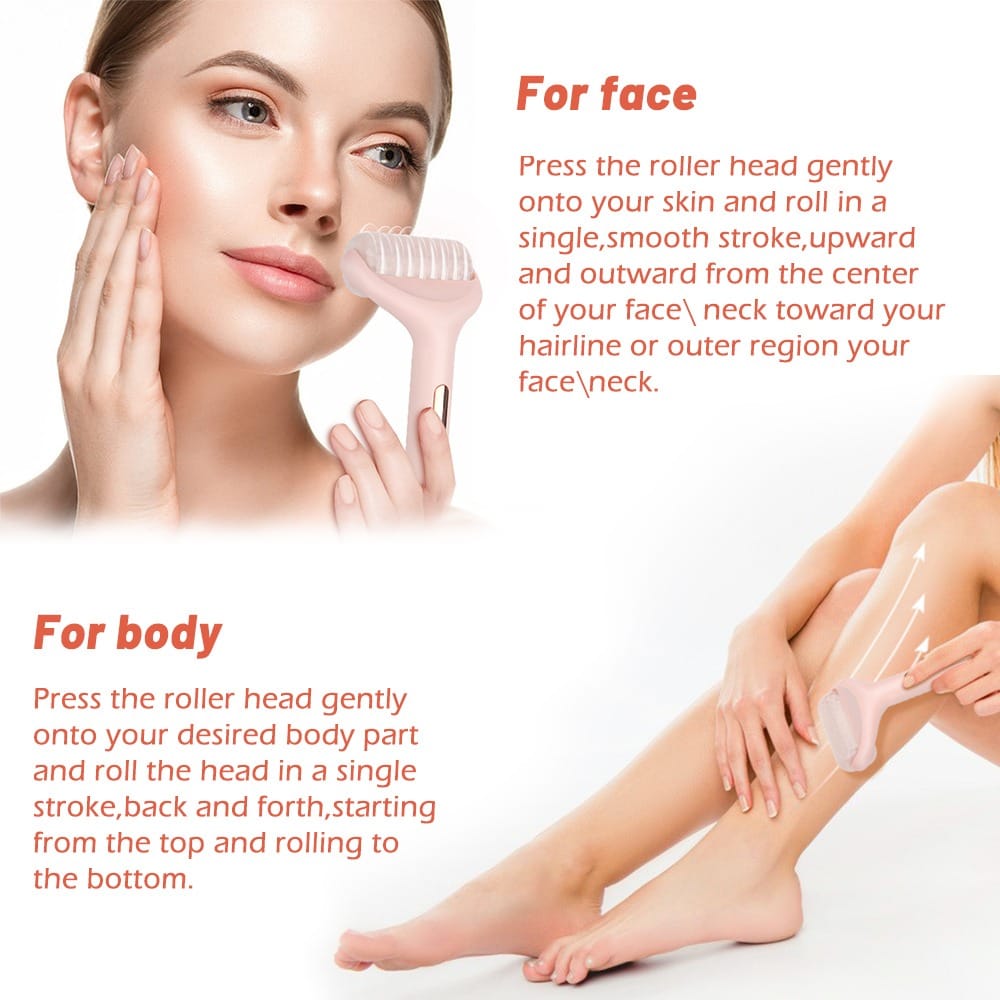 Trendzie Care Ice Roller for Face & Eye Puffiness, Large Cool Facial Ice Rollers Face Massager Facial Tool