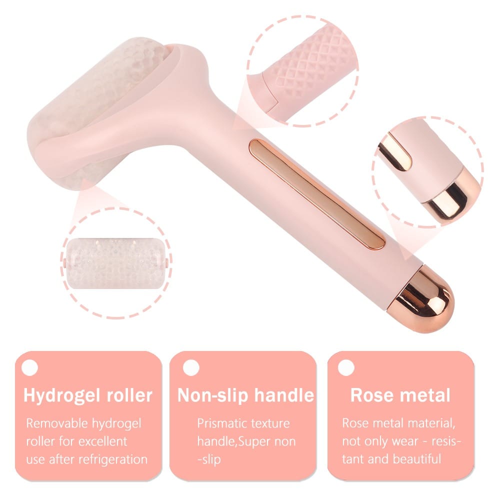 Trendzie Care Ice Roller for Face & Eye Puffiness, Large Cool Facial Ice Rollers Face Massager Facial Tool