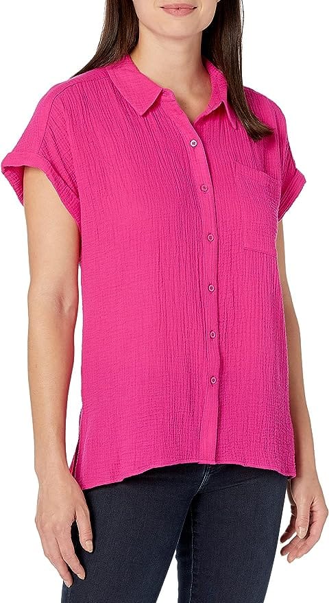 Calvin Klein Women's Text Bttn Frt Camp