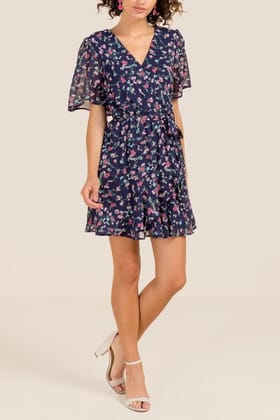 Floral Print Skater Dress