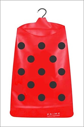 Jupiter Hanging Laundry Bag for Clothes - Spotty Red (Lady Bug)
