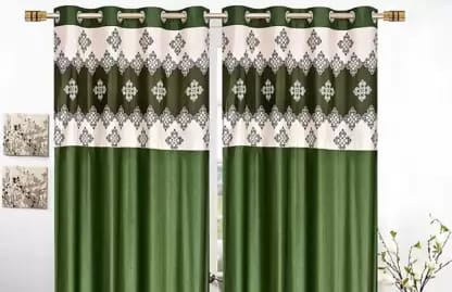 Polyester Room Darkening Window Curtain