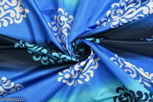 SUPREMO Print Curtains ROYAL BLUE