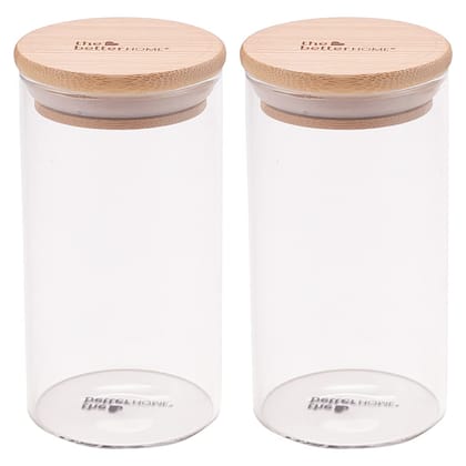 The Better Home Borosilicate Glass Jar for Kitchen Storage