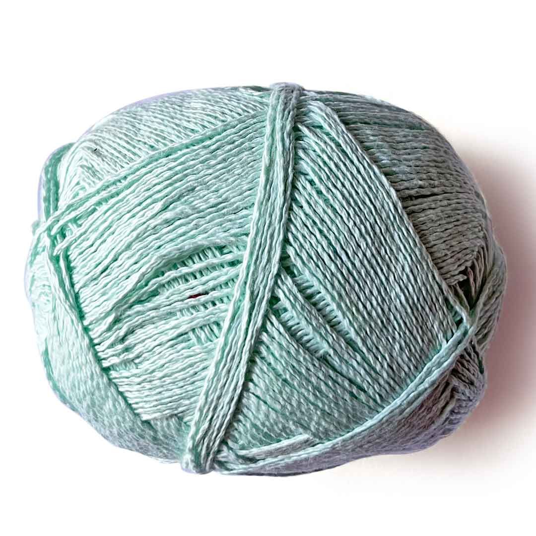 Sky Blue Color 4 Ply Crochet Thread Cotton Yarn for Knitting & Craft Making | Thread for Knitting- 125 GM (Cream)