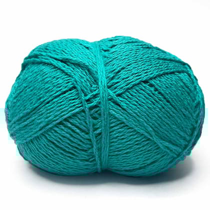 Teal Blue Color 4 Ply Crochet Thread Cotton Yarn for Knitting & Craft Making | Thread for Knitting- 125 GM (Cream)