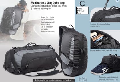 Multipurpose Sling Duffle Bag