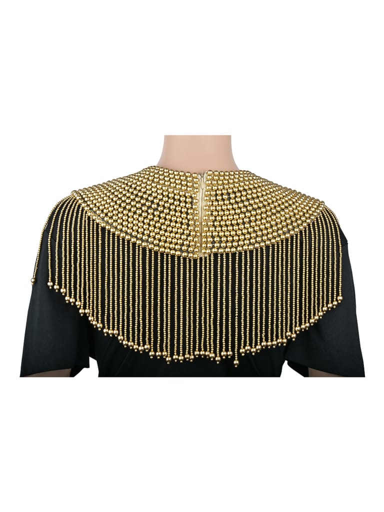 Castle gold body chain cape