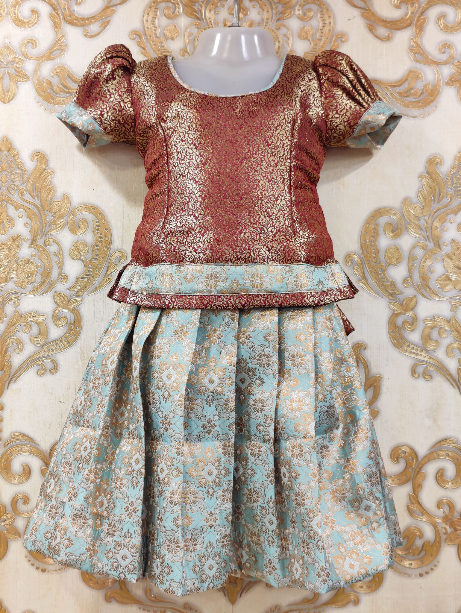 Girls Lehenga Choli Ethnic Wear Embroidered Lehenga Choli