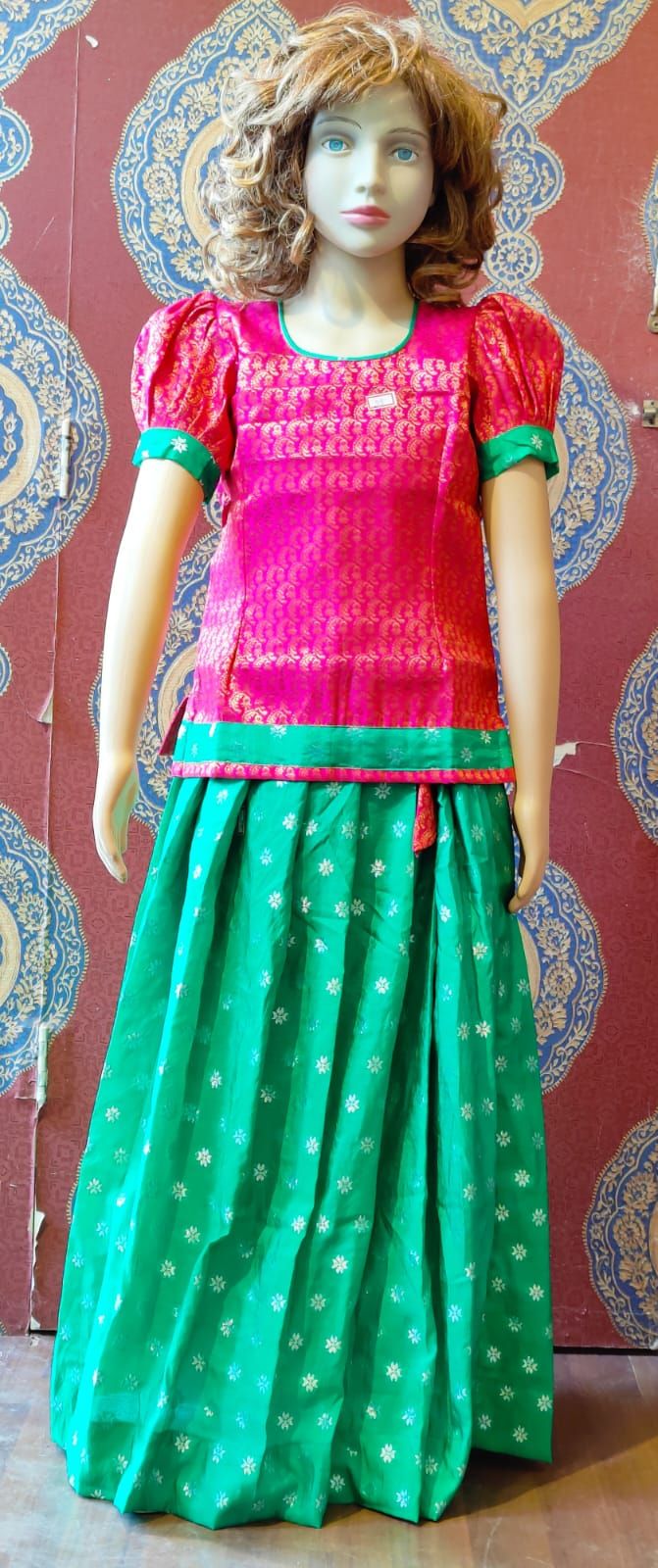 Girls Lehenga Choli Ethnic Wear Embroidered Lehenga Choli