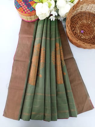 Butta Saree-pink color