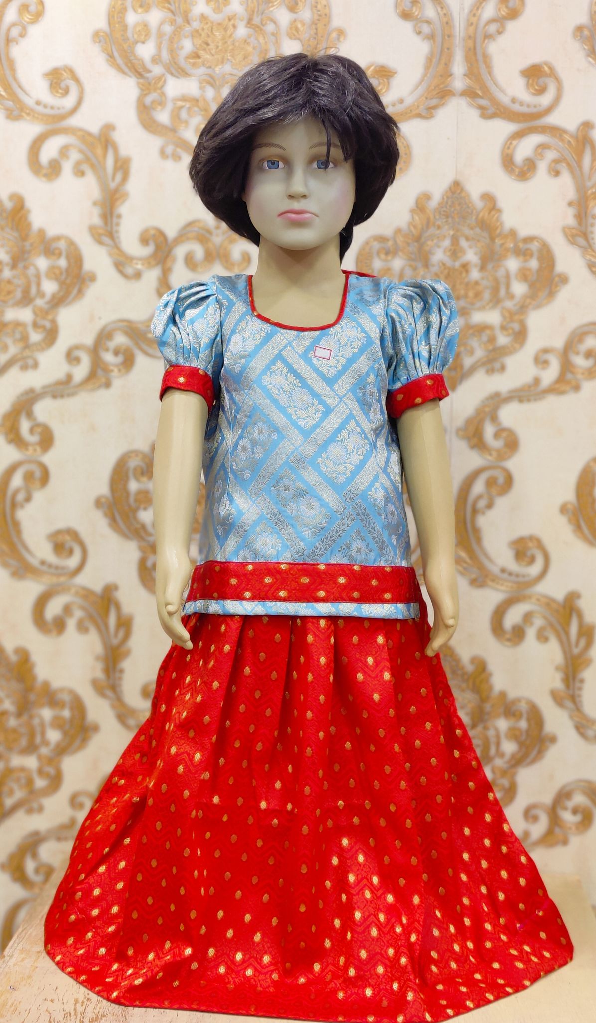 Girls Lehenga Choli Ethnic Wear Embroidered Lehenga Choli