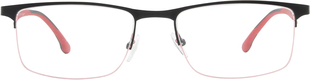 Carrera Eyeglass Half Supra Frames Black Crystal Frame