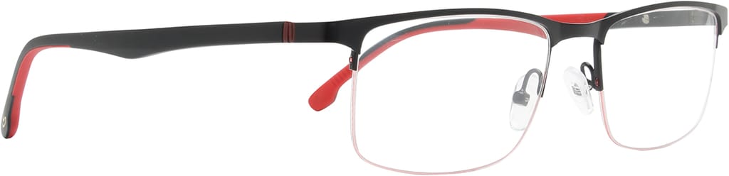 Carrera Eyeglass Half Supra Frames Black Crystal Frame